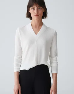 Damen OPUS Shirts^V-Shirt Sujessi Weiß Online Bestellen