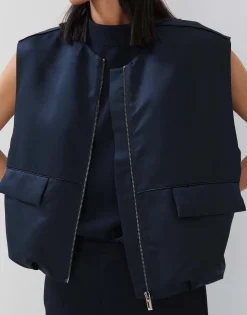 Damen OPUS Blazer / Westen^Weste Noeevi Blau Online Bestellen