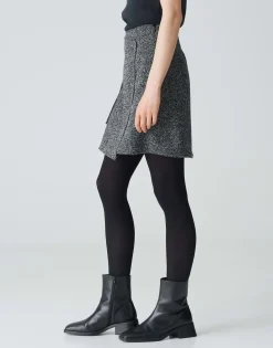 Damen OPUS Röcke^Wickelrock Roani Boucle Schwarz Online Bestellen