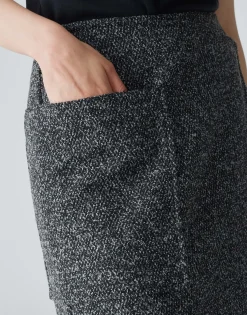 Damen OPUS Röcke^Wickelrock Roani Boucle Schwarz Online Bestellen