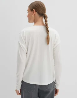 Damen OPUS Shirts^Wickelshirt Ketana Weiß Online Bestellen