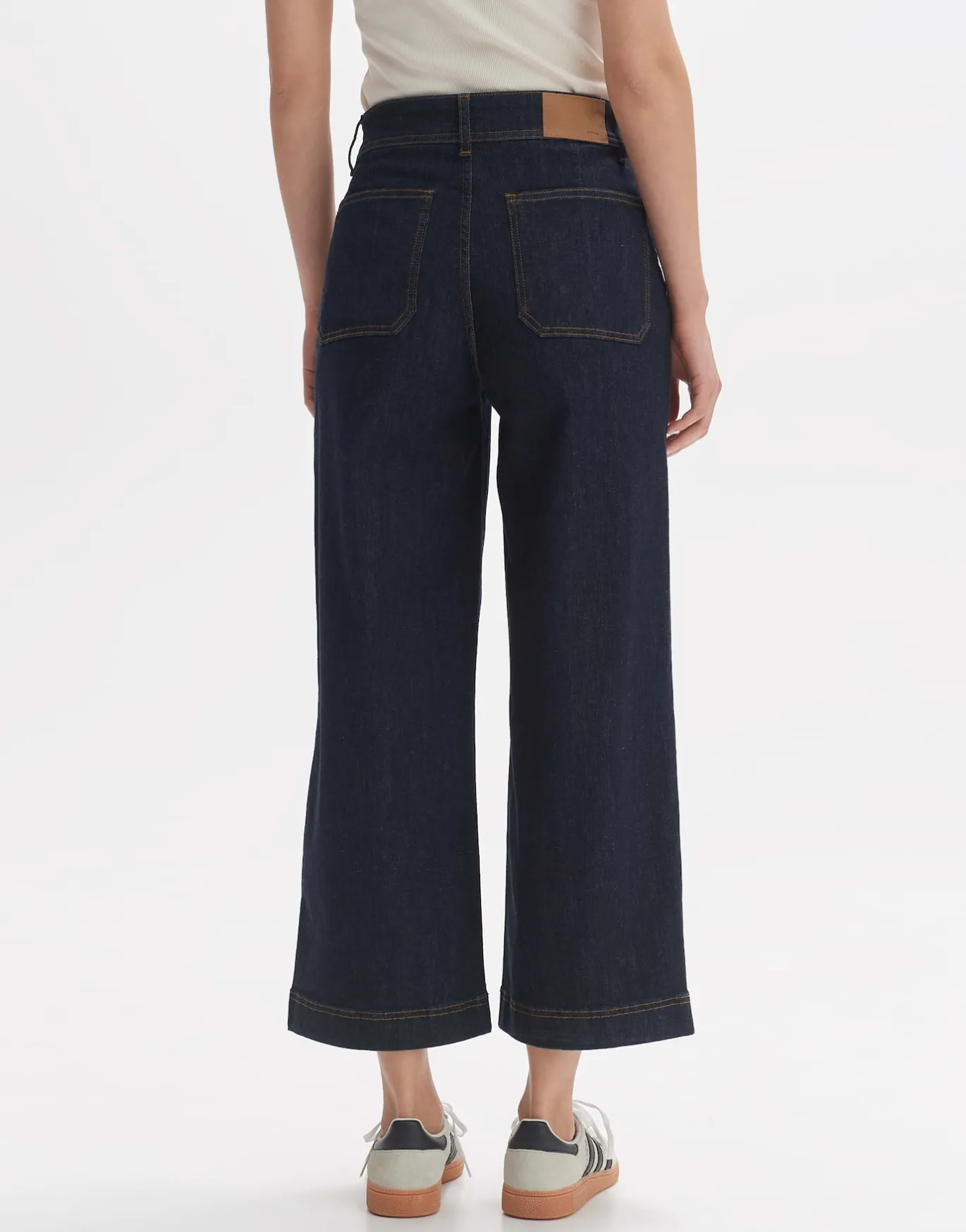 Damen OPUS Jeans^Wide Cropped Jeans Macona Blue Blau Online Bestellen