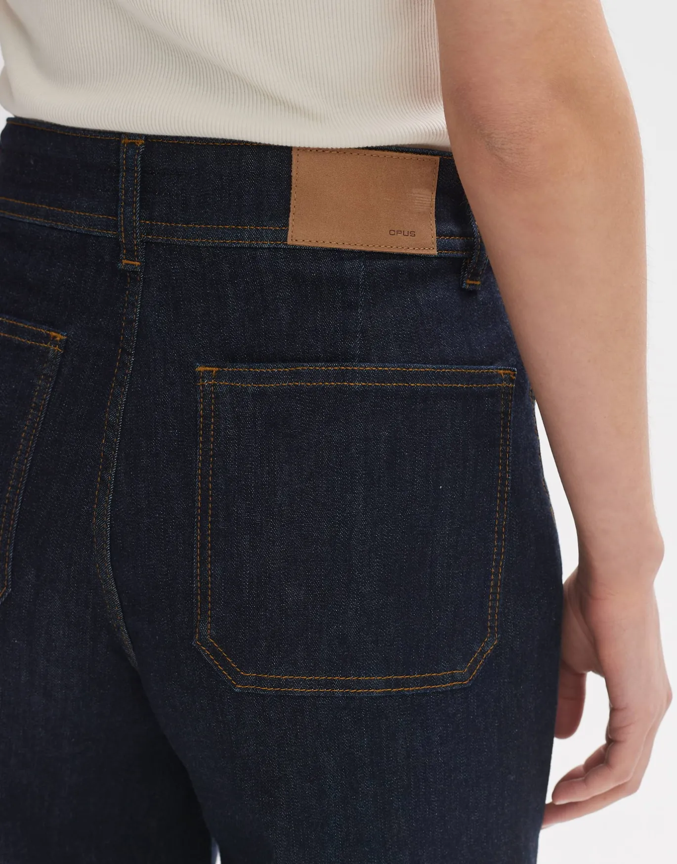 Damen OPUS Jeans^Wide Cropped Jeans Macona Blue Blau Online Bestellen