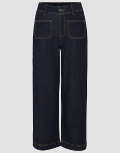 Damen OPUS Jeans^Wide Cropped Jeans Macona Blue Blau Online Bestellen