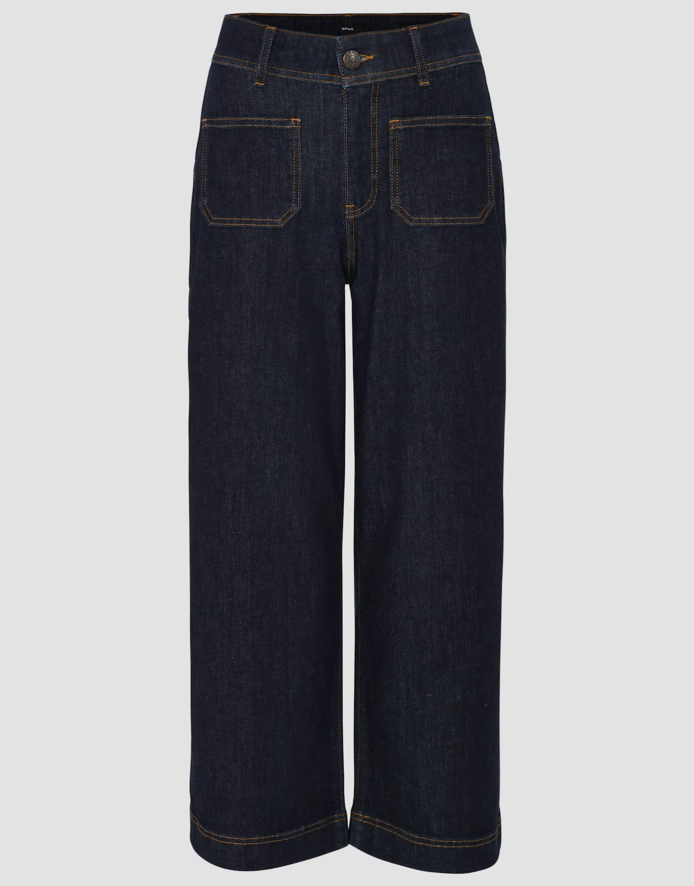 Damen OPUS Jeans^Wide Cropped Jeans Macona Blue Blau Online Bestellen