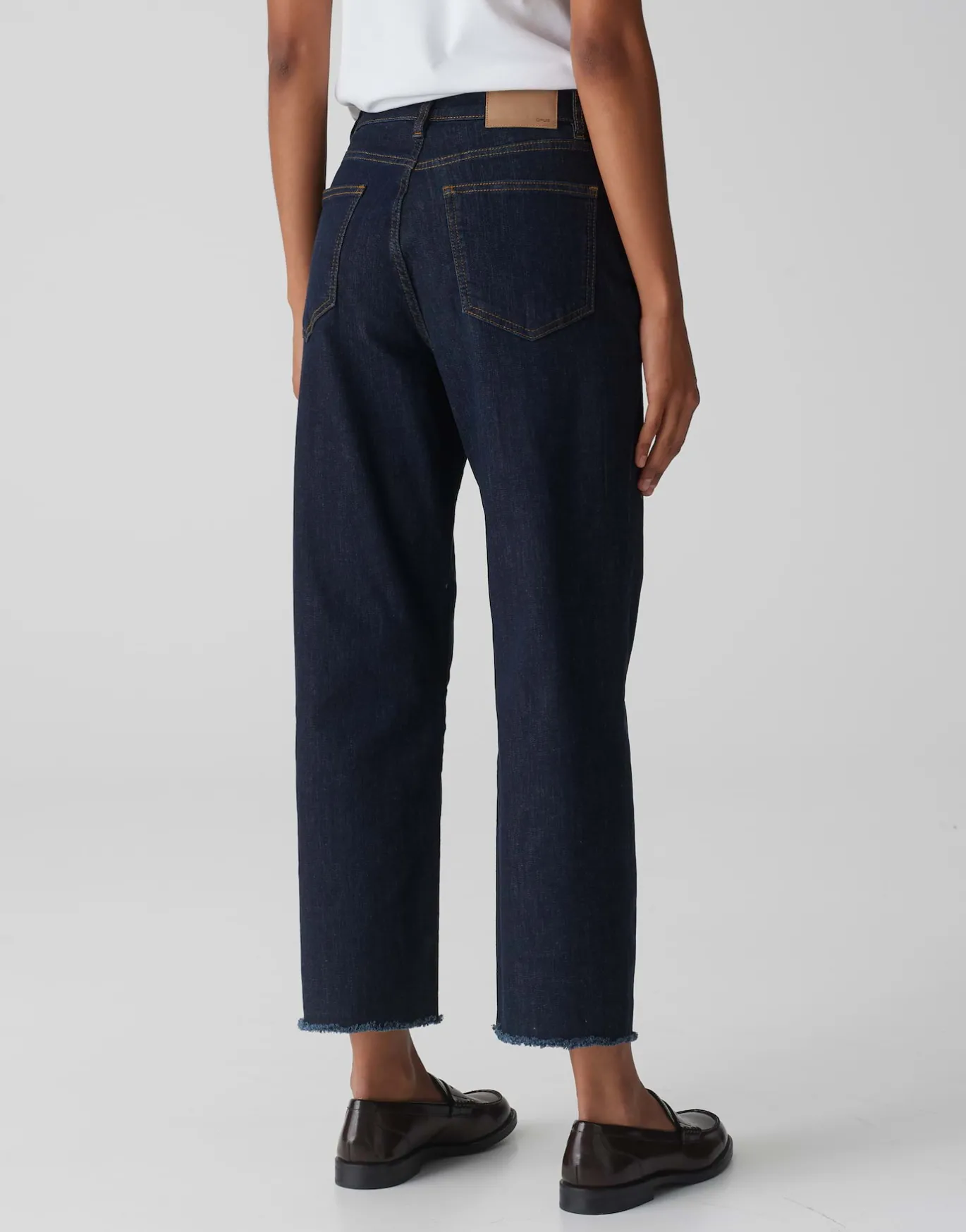 Damen OPUS Jeans^Wide Cropped Jeans Momito Blau Online Bestellen