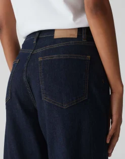 Damen OPUS Jeans^Wide Cropped Jeans Momito Blau Online Bestellen