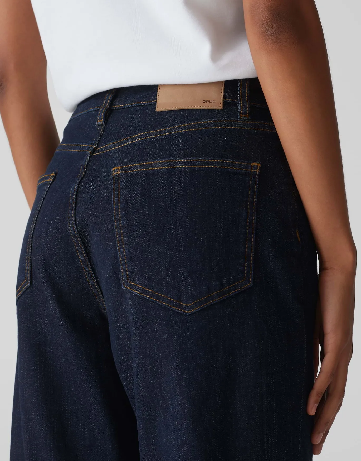 Damen OPUS Jeans^Wide Cropped Jeans Momito Blau Online Bestellen