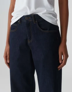 Damen OPUS Jeans^Wide Cropped Jeans Momito Blau Online Bestellen