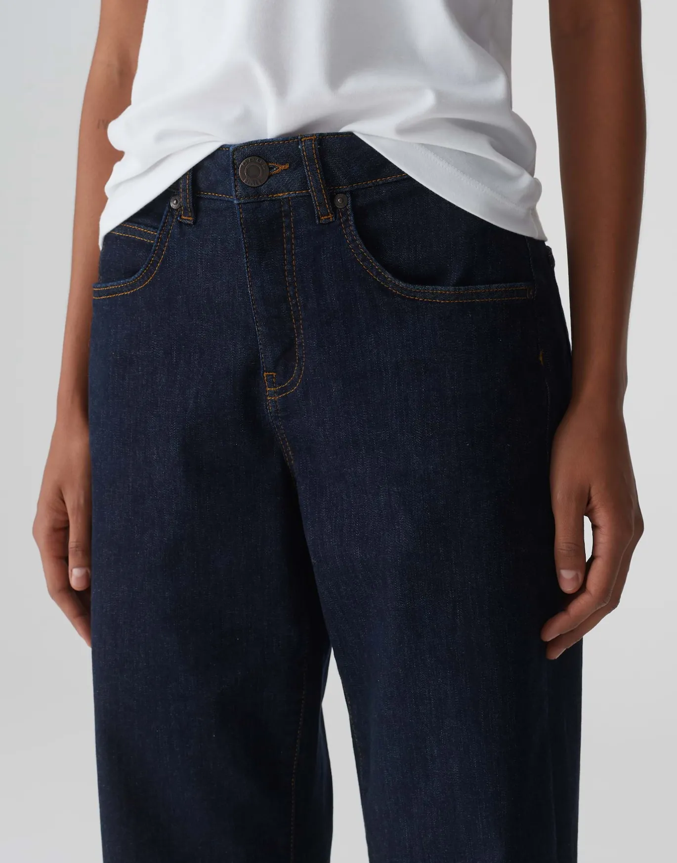 Damen OPUS Jeans^Wide Cropped Jeans Momito Blau Online Bestellen