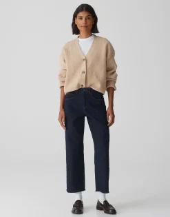 Damen OPUS Jeans^Wide Cropped Jeans Momito Blau Online Bestellen