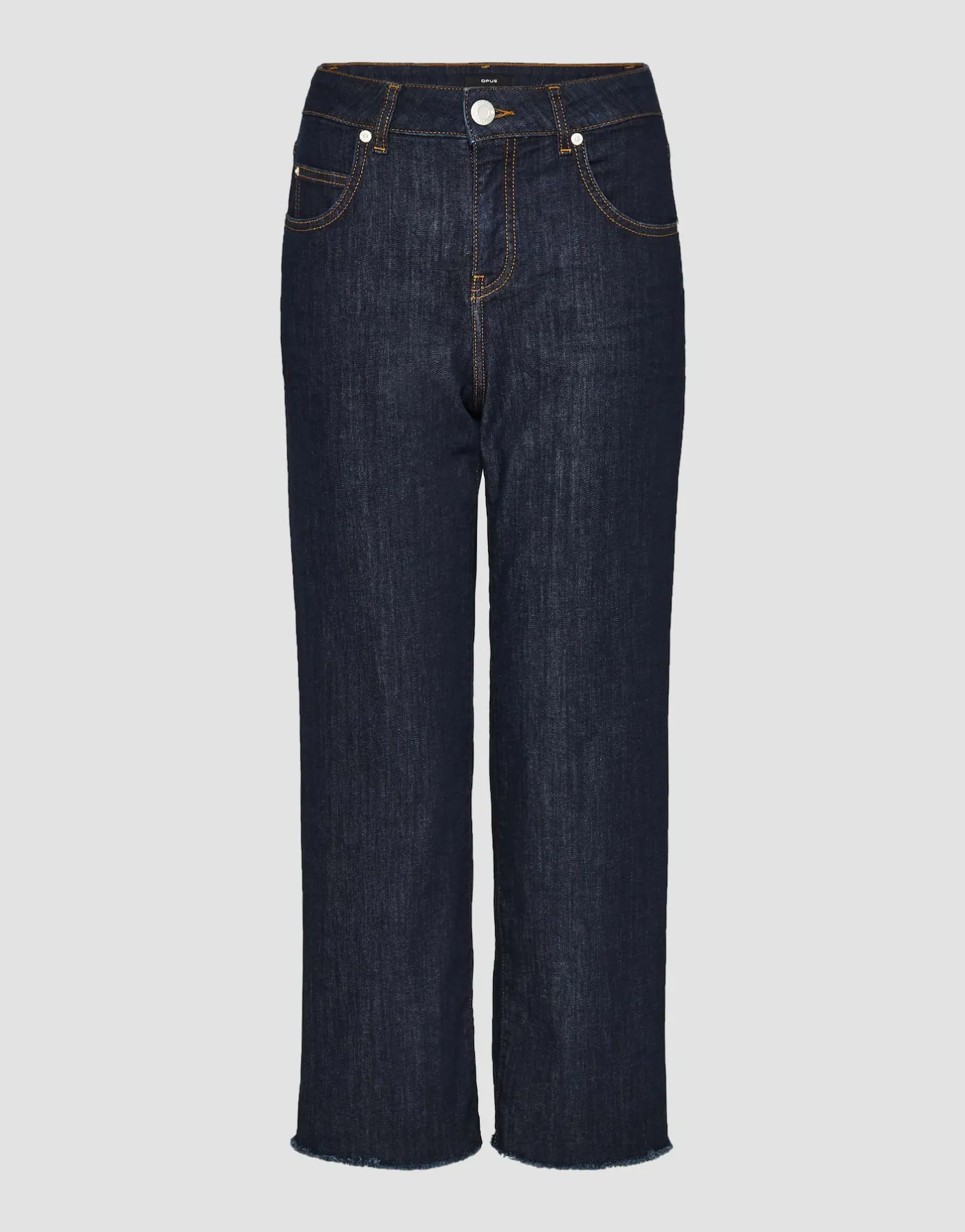 Damen OPUS Jeans^Wide Cropped Jeans Momito Blau Online Bestellen
