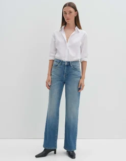 Damen OPUS Jeans^Wide Leg Jeans Cellma Iconic Blau Online Bestellen