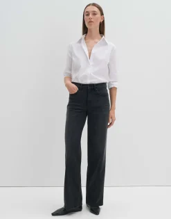 Damen OPUS Jeans^Wide Leg Jeans Cellma Iconic Schwarz Online Bestellen