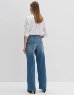 Damen OPUS Jeans^Wide Leg Jeans Cellma Iconic Blau Online Bestellen