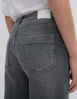 Damen OPUS Jeans^Wide Leg Jeans Cellma Iconic Grau Online Bestellen