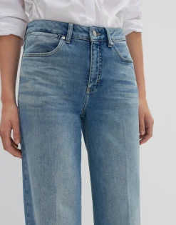 Damen OPUS Jeans^Wide Leg Jeans Cellma Iconic Blau Online Bestellen