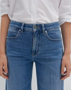 Damen OPUS Jeans^Wide Leg Jeans Cellma Palazzo Blau Online Bestellen