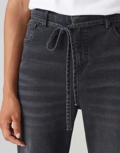 Damen OPUS Jeans^Wide Leg Jeans Marli Belt Grau Online Bestellen