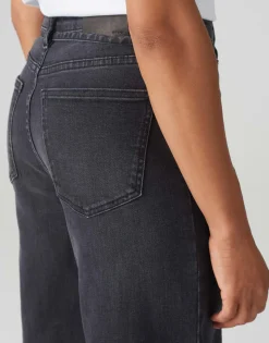 Damen OPUS Jeans^Wide Leg Jeans Marli Belt Grau Online Bestellen