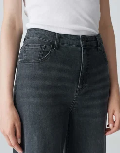 Damen OPUS Jeans^Wide Leg Jeans Marli Turn Up Grau Online Bestellen