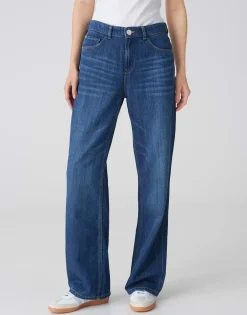 Damen OPUS Jeans^Wide Leg Jeans Maudea Blau Online Bestellen