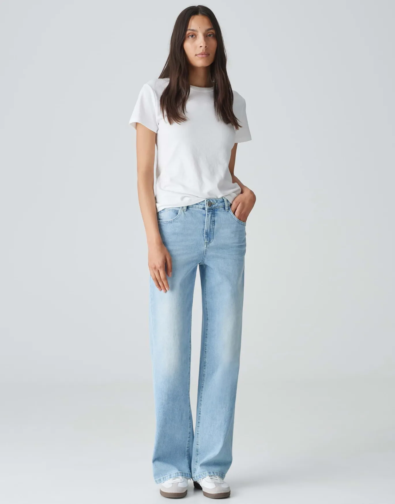 Damen OPUS Jeans^Wide Leg Jeans Mivy Blau Online Bestellen