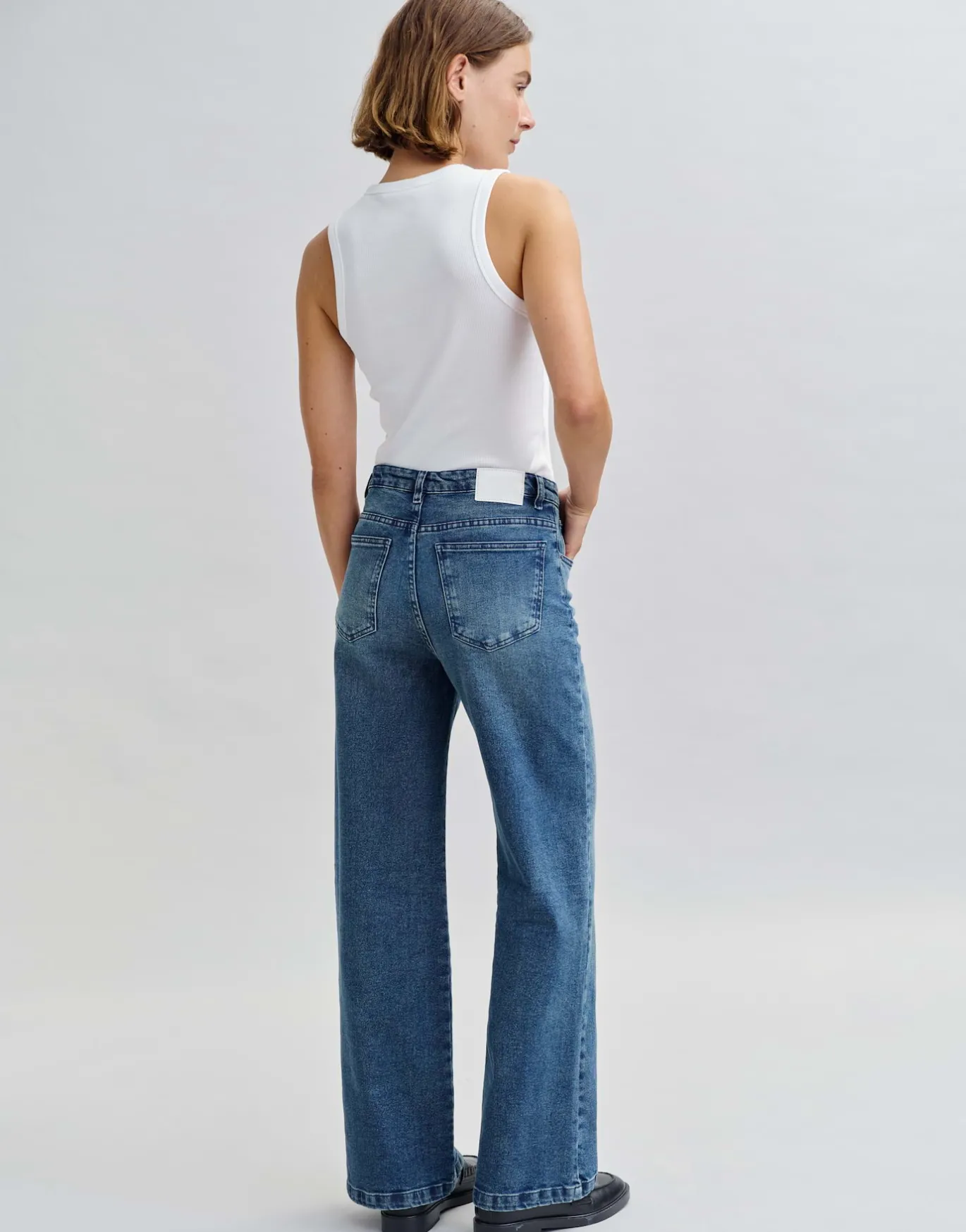Damen OPUS Jeans^Wide Leg Jeans Mivy Blau Online Bestellen