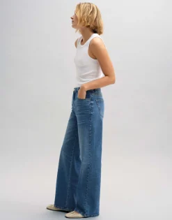 Damen OPUS Jeans^Wide Leg Jeans Mivy Blau Online Bestellen