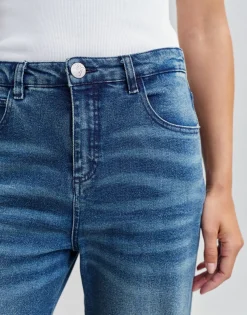 Damen OPUS Jeans^Wide Leg Jeans Mivy Blau Online Bestellen