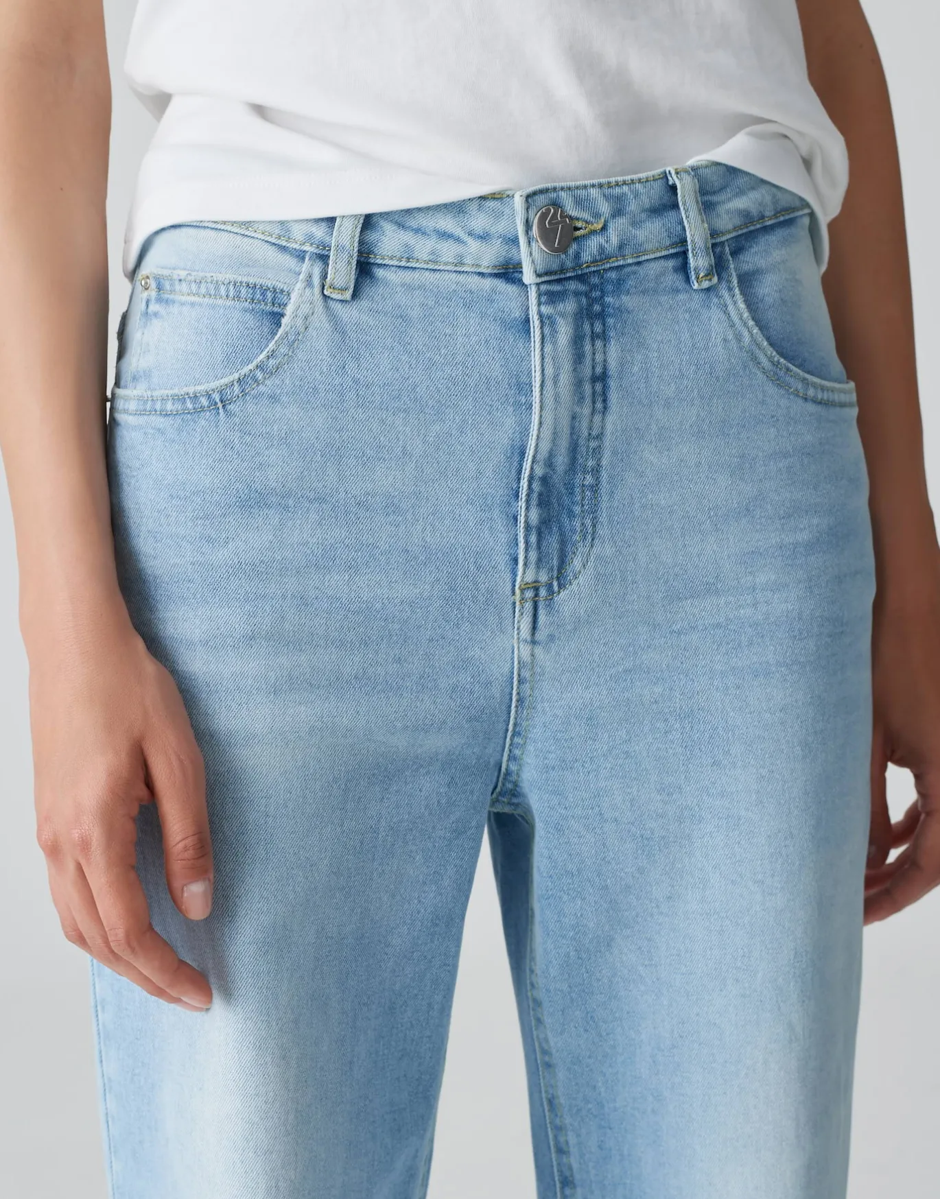 Damen OPUS Jeans^Wide Leg Jeans Mivy Blau Online Bestellen