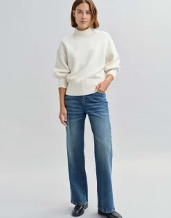 Damen OPUS Jeans^Wide Leg Jeans Mivy Blau Online Bestellen