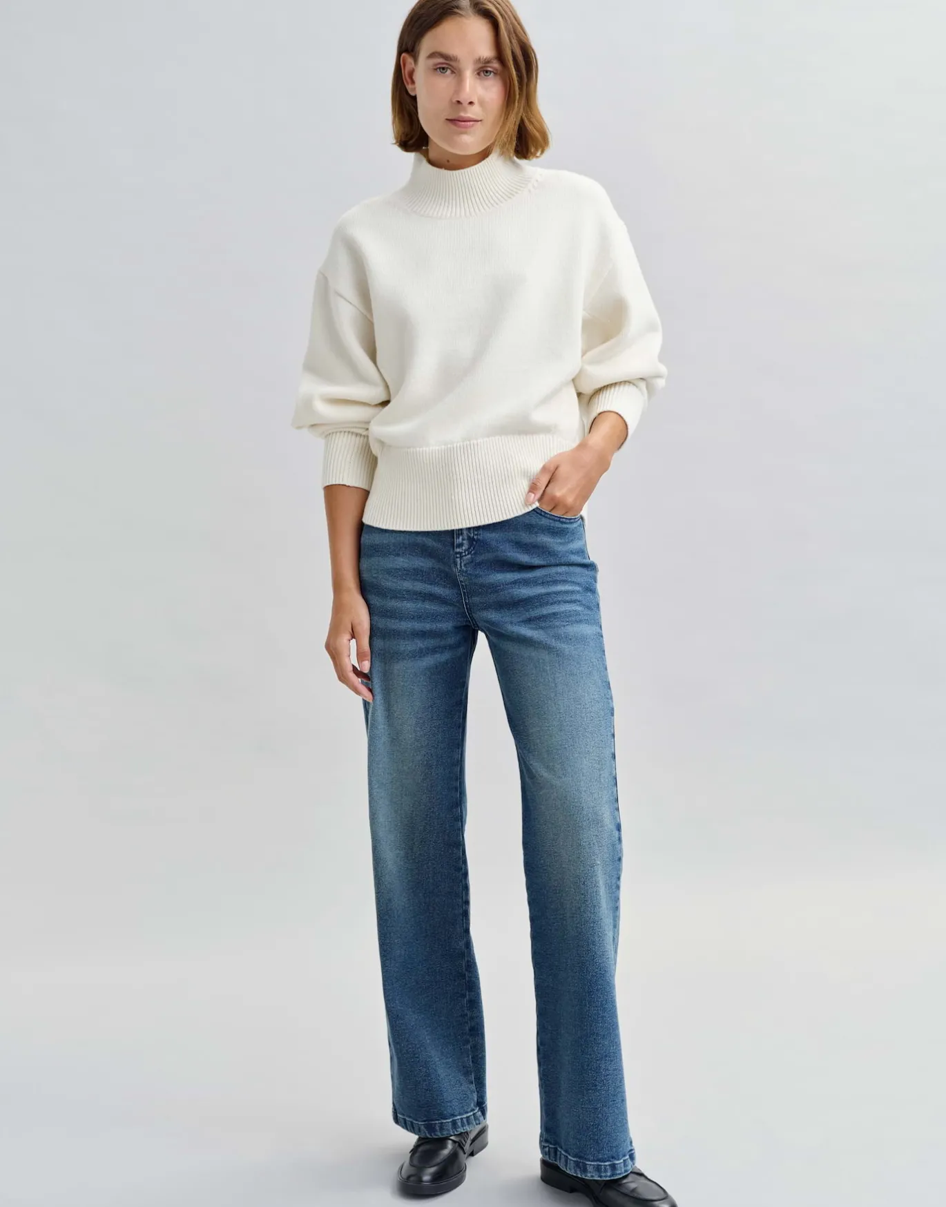 Damen OPUS Jeans^Wide Leg Jeans Mivy Blau Online Bestellen