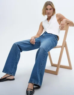 Damen OPUS Jeans^Wide Leg Jeans Mivy Blau Online Bestellen