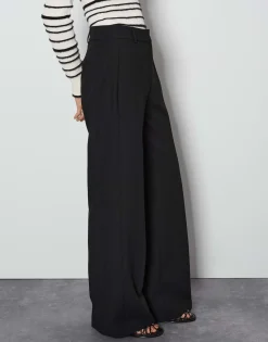 Damen OPUS Hosen^Wide Leg Pants Catsby Detail Schwarz Online Bestellen