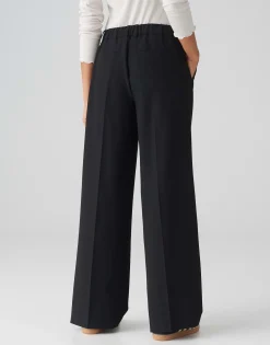 Damen OPUS Hosen^Wide Leg Pants Mariena Schwarz Online Bestellen