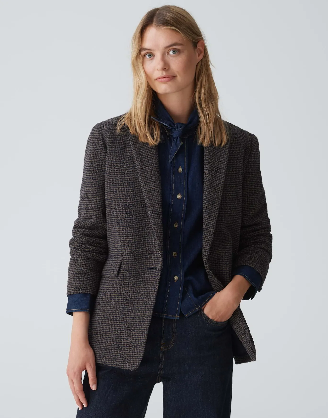 Damen OPUS Blazer / Westen^Wollblazer Jendala Blau Online Bestellen