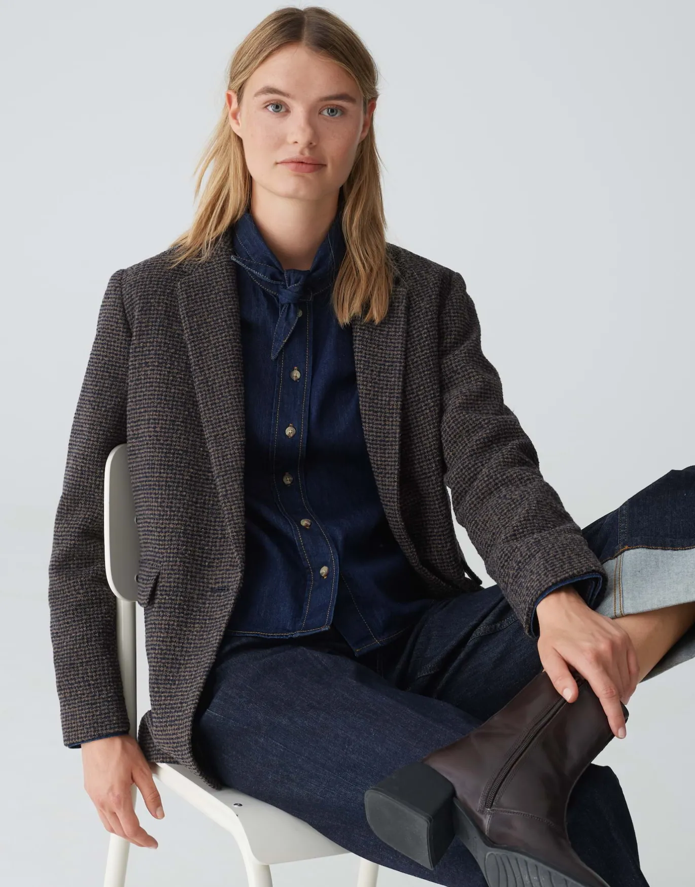 Damen OPUS Blazer / Westen^Wollblazer Jendala Blau Online Bestellen