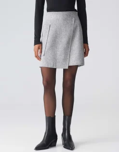 Damen OPUS Röcke^Wollrock Roani Grau Online Bestellen